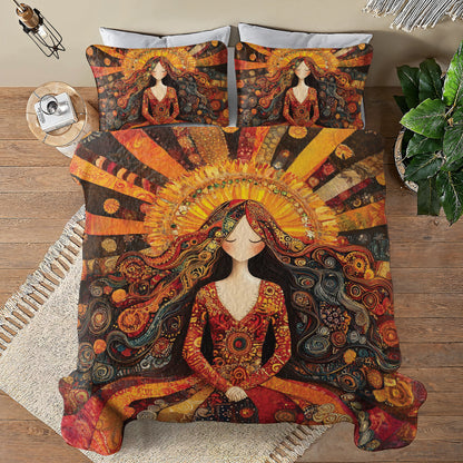 Shineful All Season Quilt 3-Piece Set Mystic Maiden