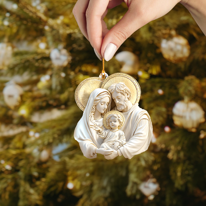 Shineful 2D Acrylic Ornament Blessed Holy Family