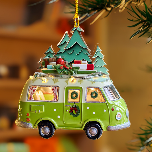 Shineful 2D Acrylic Ornament - Christmas Campers