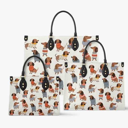 Shineful Leather Bag Dachshund Leather Bag Shineful Cute