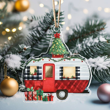 Shineful Acrylic Ornament Holiday Camper