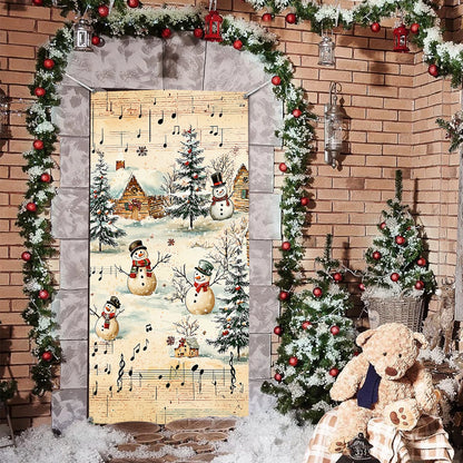 Shineful Door Cover - Snow Melody