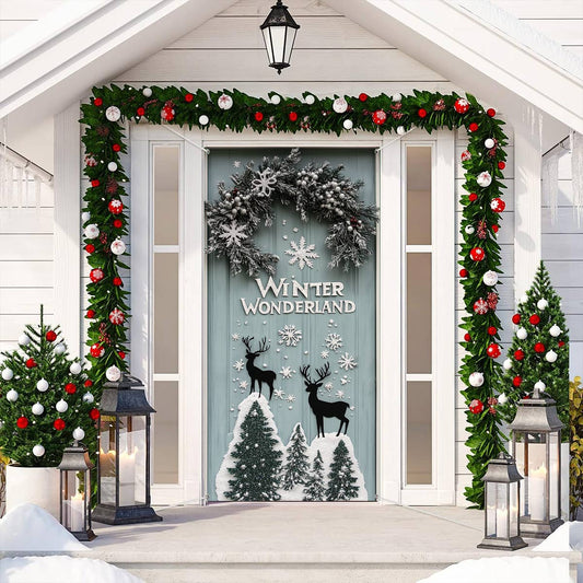 Shineful Door Cover - Winter Wonderland