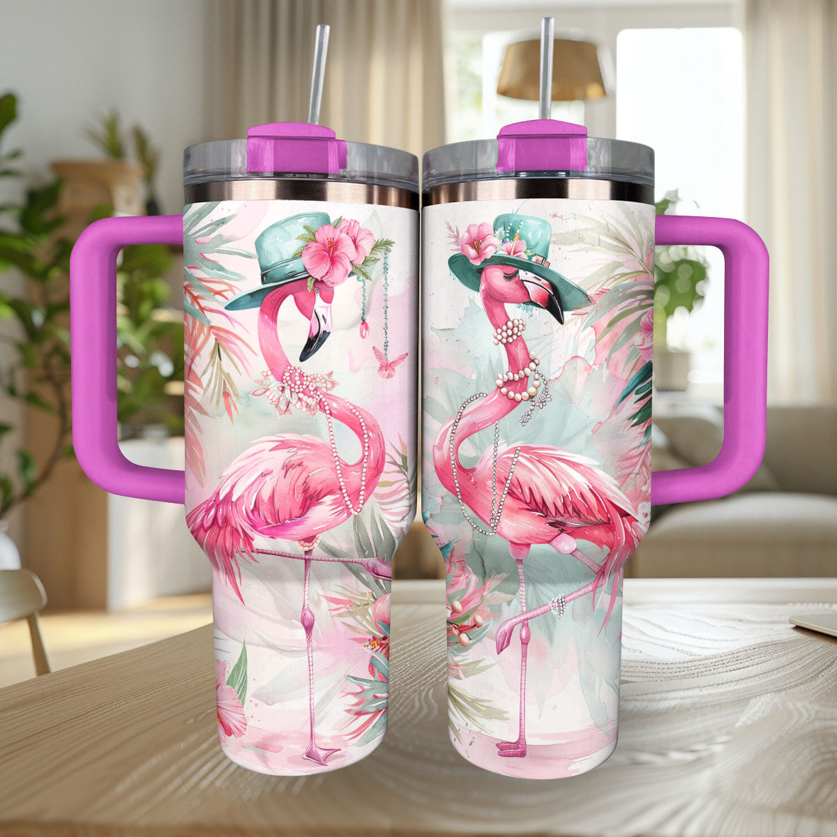 Shineful Tumbler Stylist Chic Flamingo