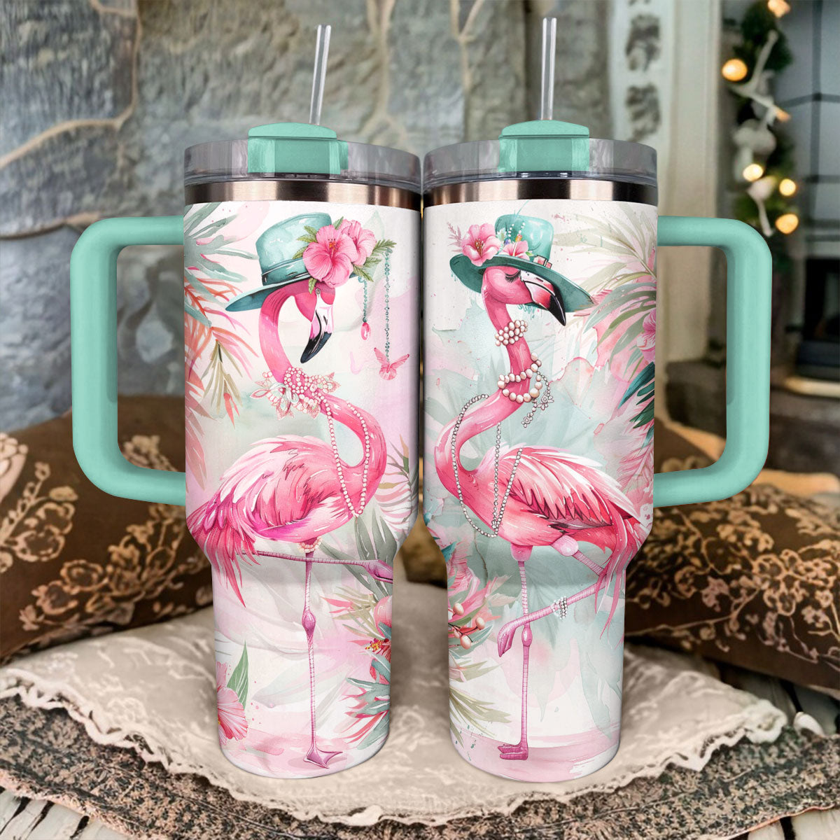 Shineful Tumbler Stylist Chic Flamingo