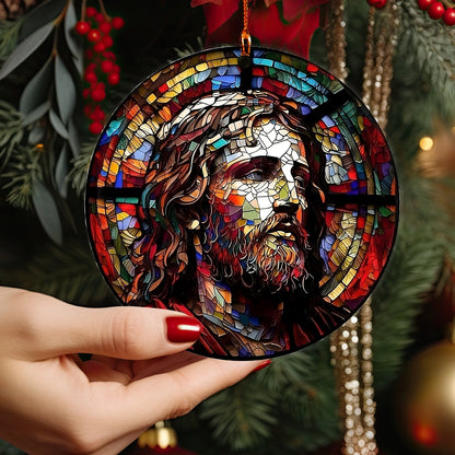 Shineful 2D Acrylic Ornament Holy Savior Glass