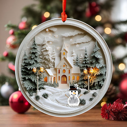 Shineful 2D Acrylic Ornament Wonderful Winter