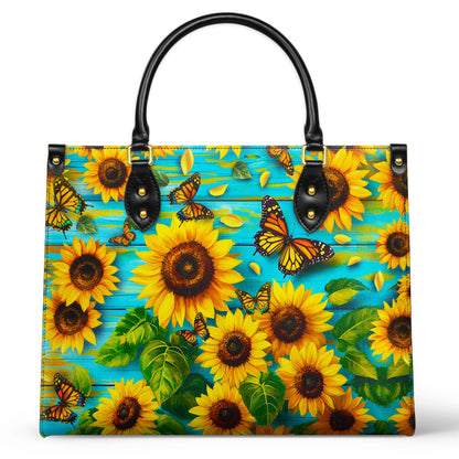 Sac en cuir brillant Sunshine Blossom