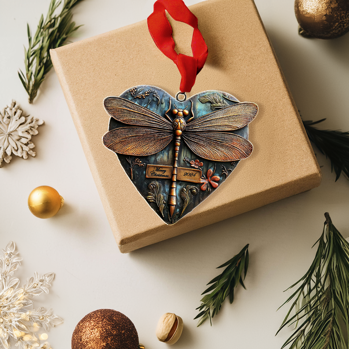 Shineful 2D Acrylic Ornament - Dragonfly Radiance