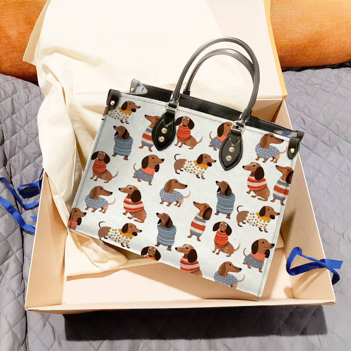 Shineful Leather Bag Dachshund Leather Bag Shineful Cute