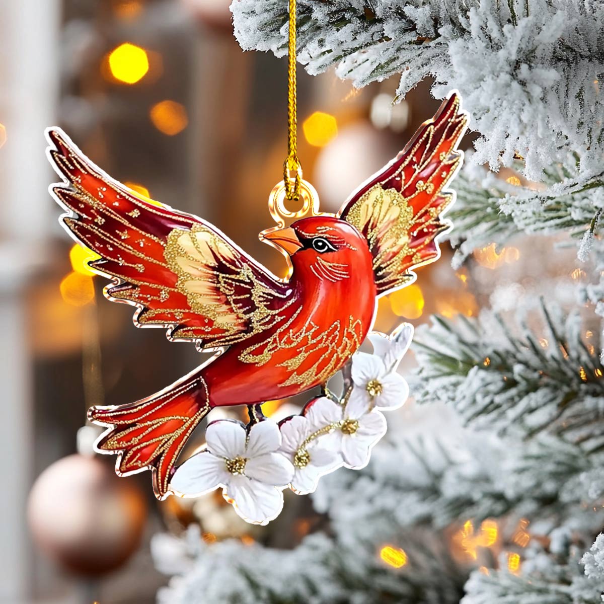 Shineful 2D Acrylic Ornament Winter Flight