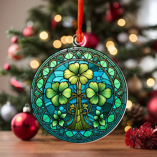 Shineful Acrylic Ornament  Lucky Celtic Shamrock