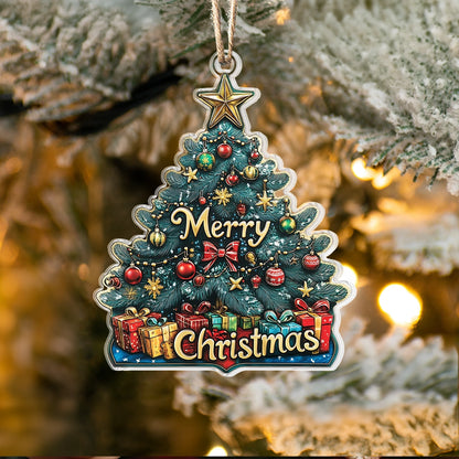 Shineful Acrylic Ornament Merry Christmas Tree