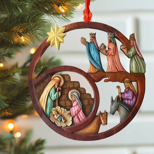 Shineful 2D Acrylic Ornament Christmas Nativity