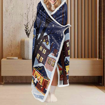 Shineful Wearable Hooded Blanket - Christmas Market