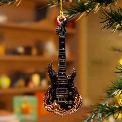 Shineful 2D Acrylic Ornament - Blazing Guitar Collection