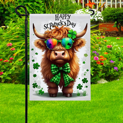 Shineful Garden Flag 12" x 18" Highland Irish Vibes