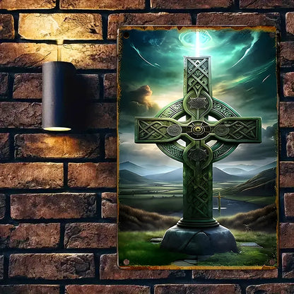 Shineful 2D Metal Sign The Sacred Celtic Cross