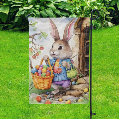 Shineful Garden Flag 12" x 18" Egg Hunt Delight