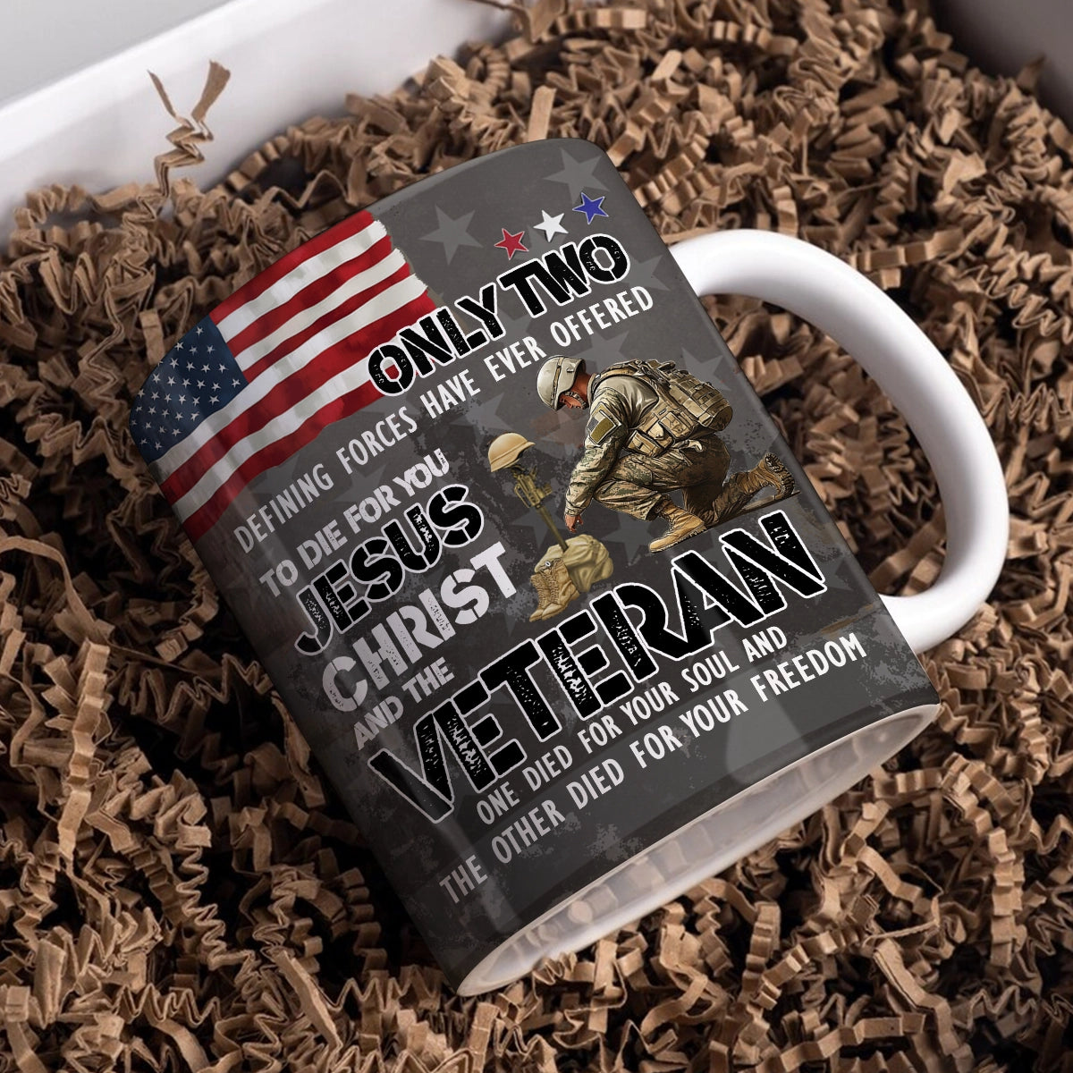 Shineful Ceramic Mug In Honor of Heroes Veteran