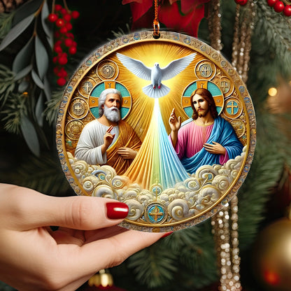 Shineful 2D Acrylic Ornament Sacred Trinity Light