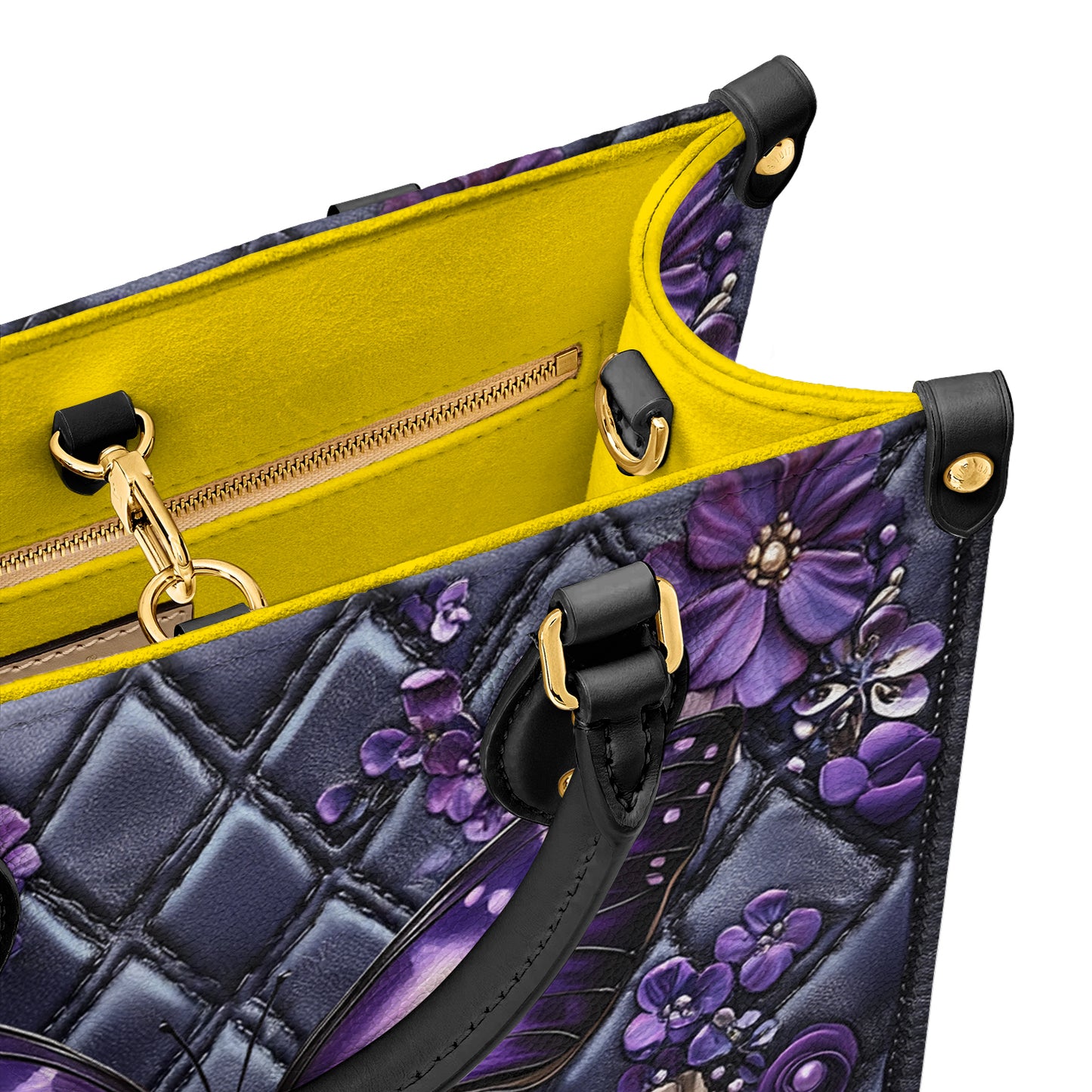 Shineful Leather Bag Lilac Serenity Butterfly