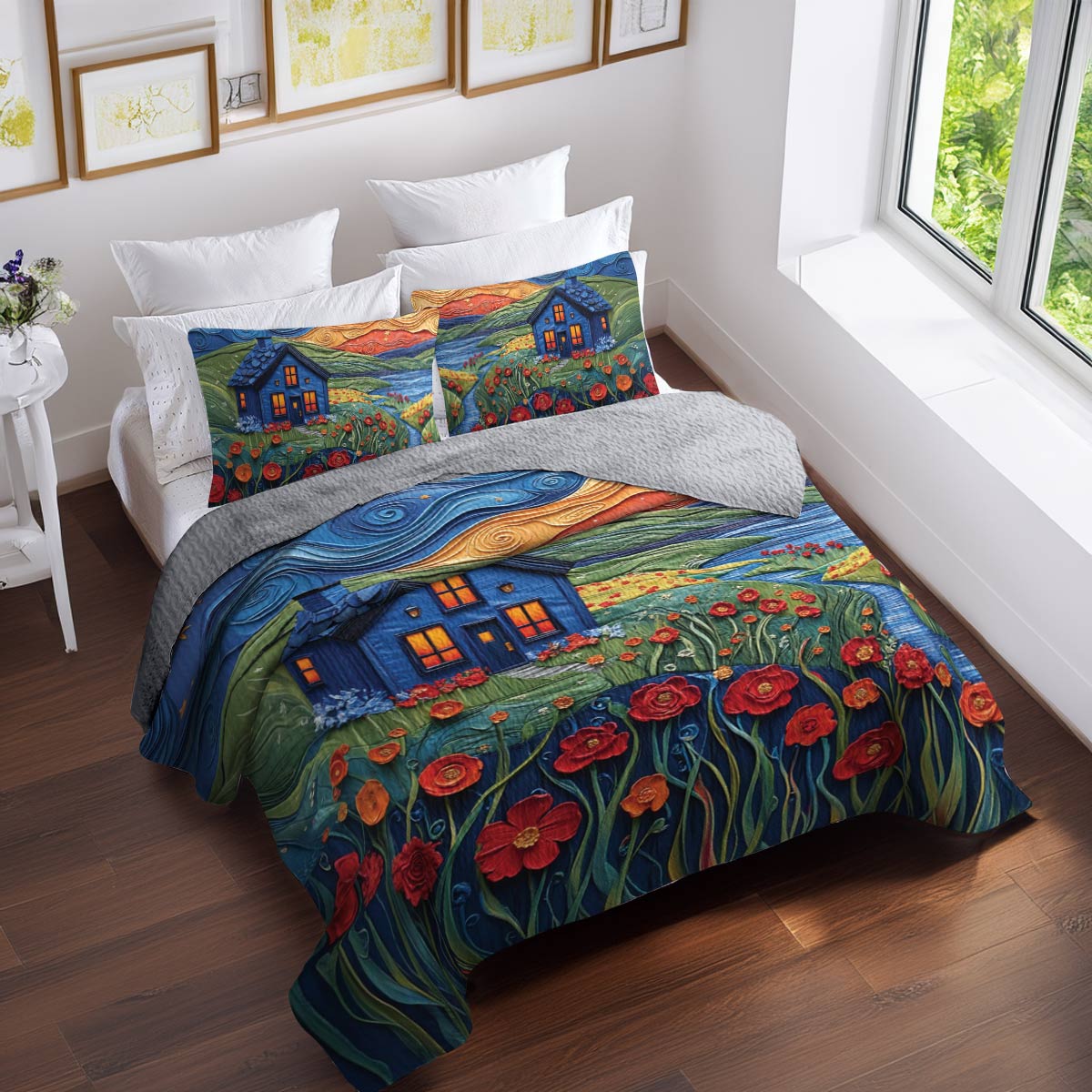 Shineful All Season Quilt 3-Piece Set Dreamy Retreat