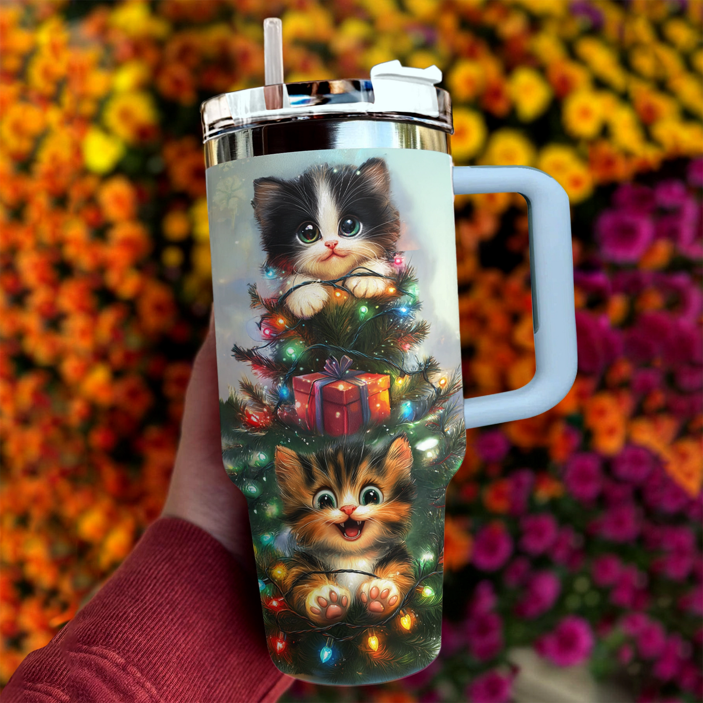 Shineful Tumbler Merry & Meowy Christmas