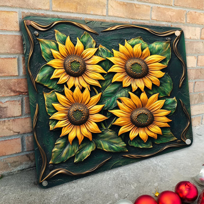 Shineful 2D Metal Sign Sunflower Harvest