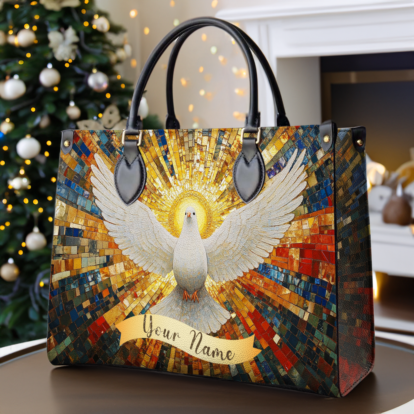 Shineful Leather Bag Dove of Peace