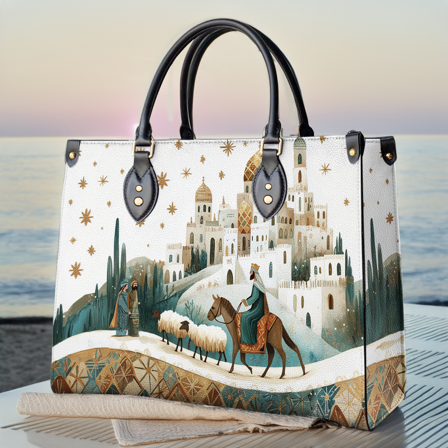 Shineful Leather Bag Starry Bethlehem Journey