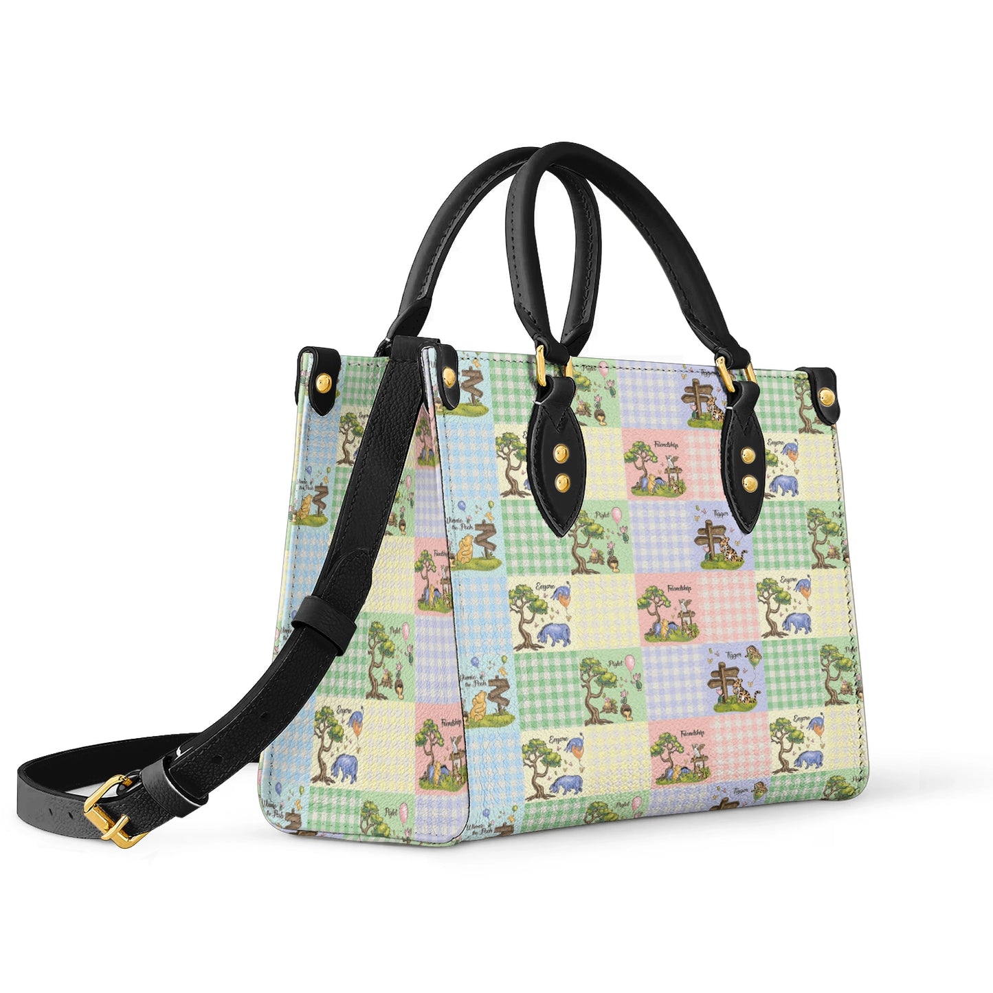 Shineful Leather Bag Winnie the Pooh Patchwork Dreams