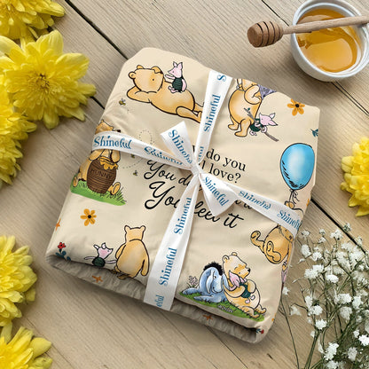 Shineful Fitted Sheet - Pooh The Love