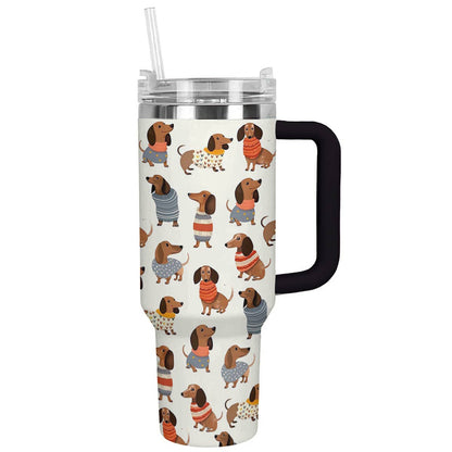 Shineful Tumbler Dachshund Cuteness Overload