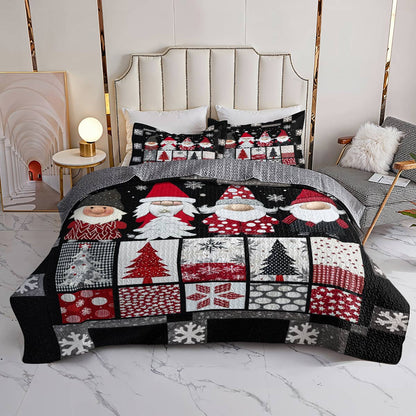 Shineful All Season Quilt 3-Piece Set Stunning Gnomes