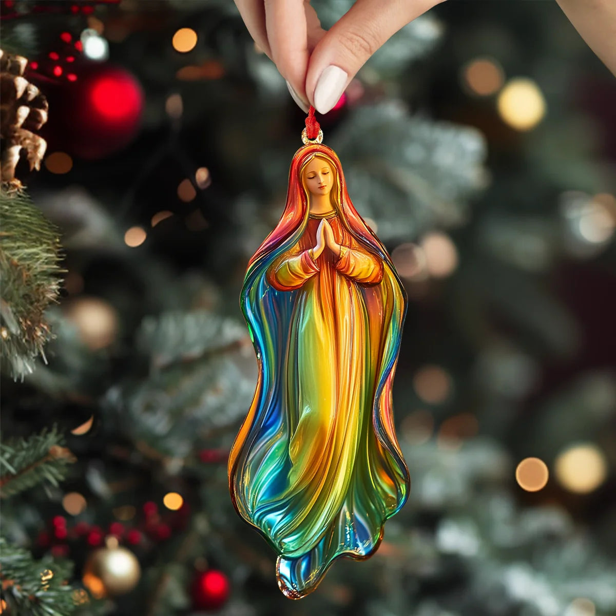 Shineful 2D Acrylic Ornament Luminous Lady Of Grace