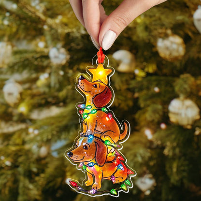 Shineful 2D Acrylic Ornament Paw-sitive Cheer