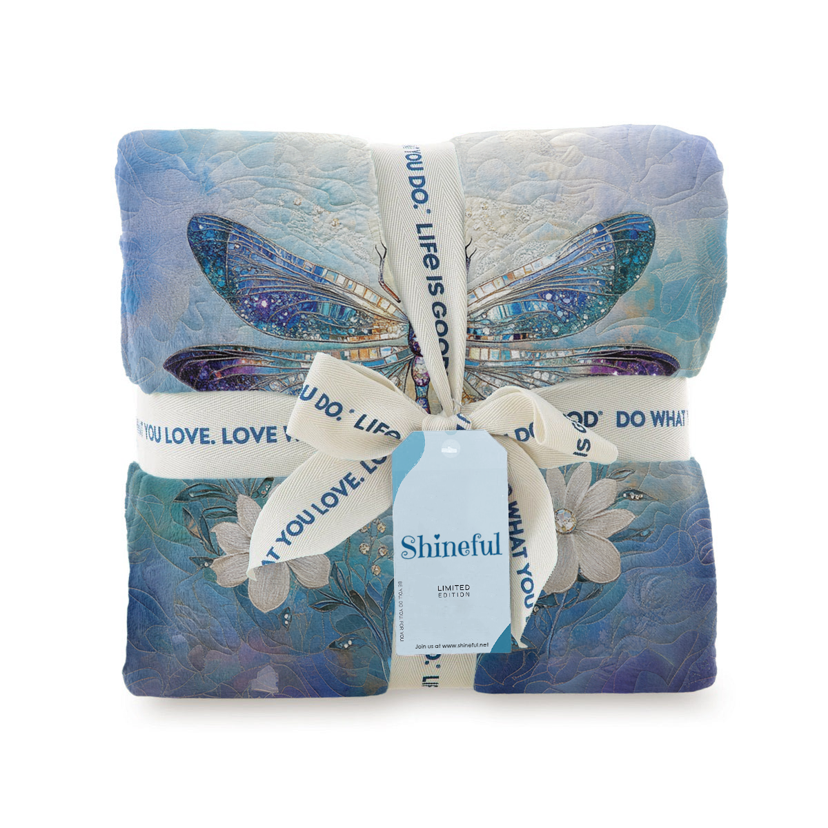 Shineful Fleece Blanket Crystal Wings Symphony