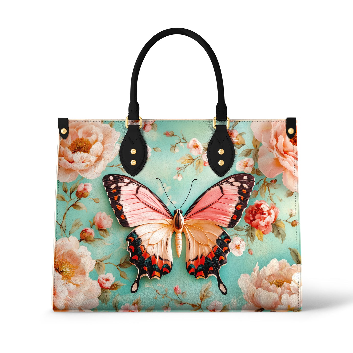 Shineful Leather Bag Ethereal Spring Butterfly