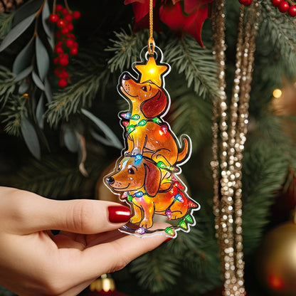 Shineful 2D Acrylic Ornament Paw-sitive Cheer