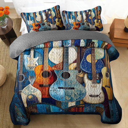 Shineful All Season Quilt 3-Piece Set - Harmony In Blues