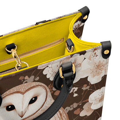 Shineful Leather Bag - Blossom Owl