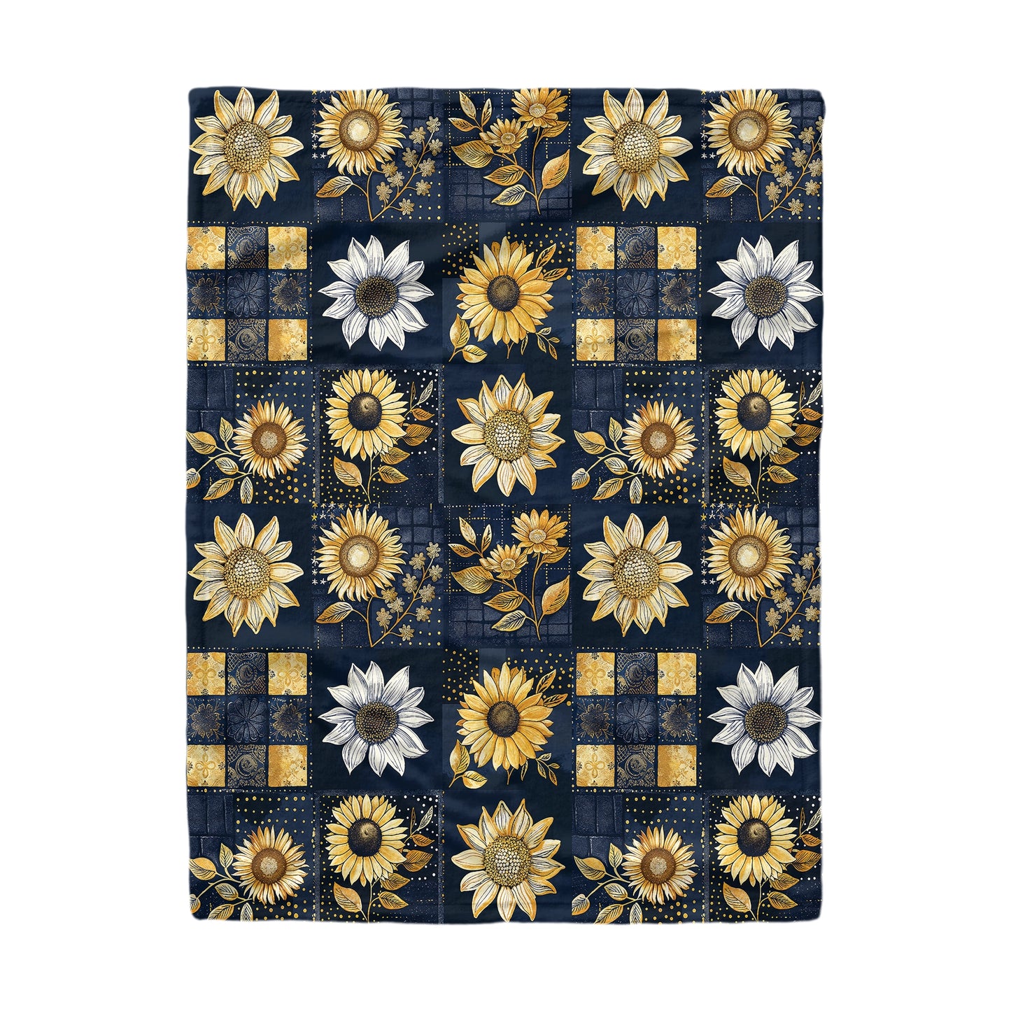 Shineful Fleece Blanket Inelegance Sunflowers