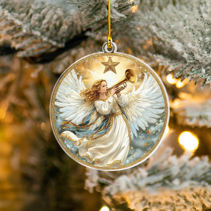 Shineful 2D Acrylic Ornament - Herald Angel Christmas