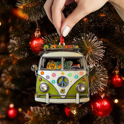 Shineful 2D Acrylic Ornament - Hippie Van Life