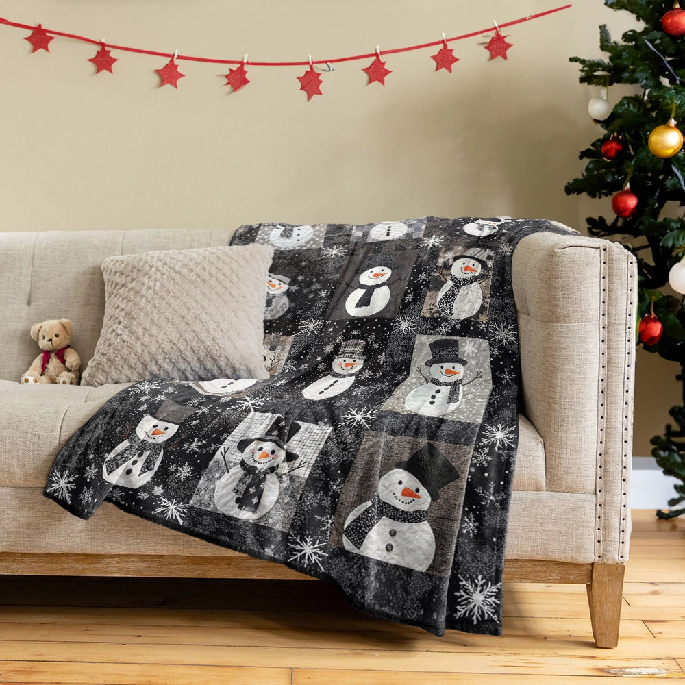 Shineful Fleece Blanket Frosty Nights