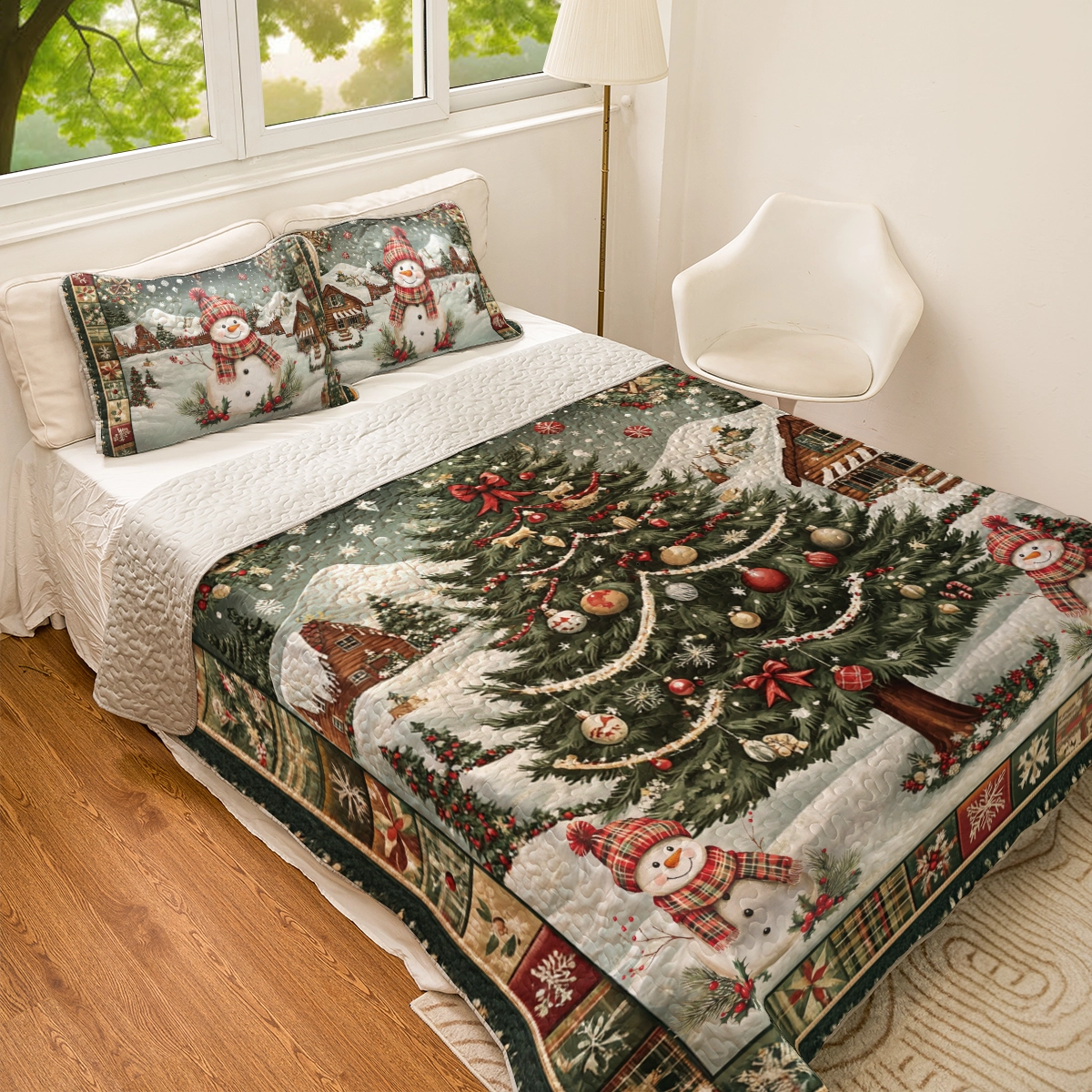 Shineful All Season Quilt 3-Piece Set Holiday Hearthside