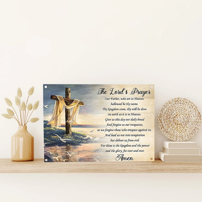 Shineful 2D Metal Sign The Lord’s Prayer