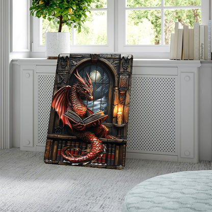 Shineful 2D Metal Sign Midnight Tales with the Dragon