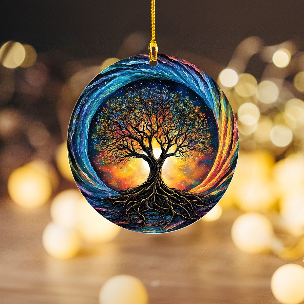 Shineful 2D Acrylic Ornament Cosmic Tree Of Life